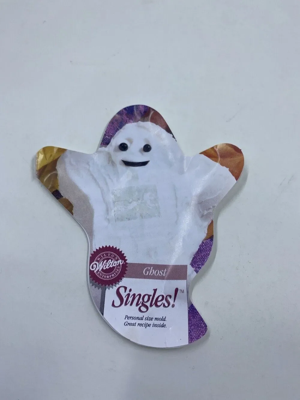 Ghost & Pumpkin Wilton Singles Metal Mini Muffin Loaf Tin Halloween Cake PanREAD